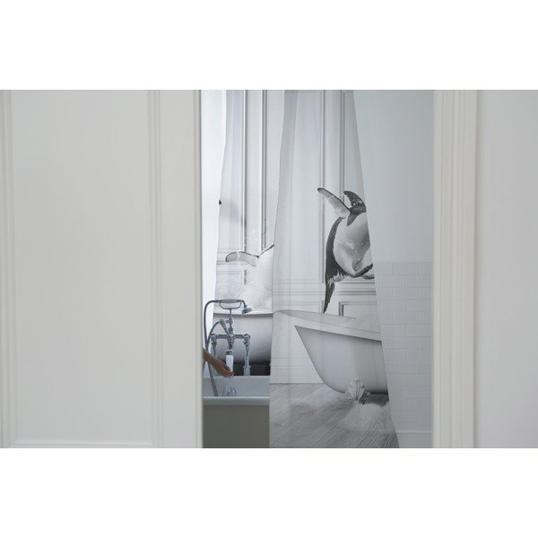 Tuš zavjesa 175x180 cm Showe Penguin – Little Nice Things-image-1