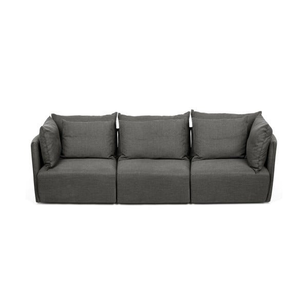 Antracit siva sofa 270 cm Dune - TemaHome