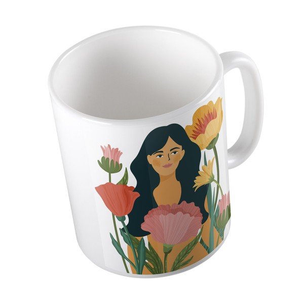 Bijela keramička šalica Butter Kings Flower Or Woman, 330 ml-image-3