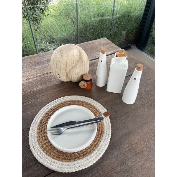 Podmetač od jute ø 33 cm Wicker – Mila Home Luxury-image-4