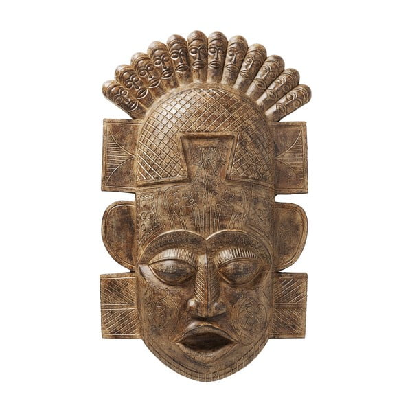 Zidni ukras Kare Design African Mask, visina 90 cm