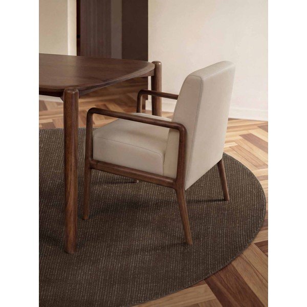 Smeđi ručno rađen vunen okrugao tepih ø 200 cm Greenwich – Ted Baker-image-1