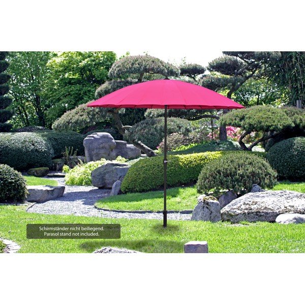 Ružičasti suncobran ø 255 cm – Garden Pleasure-image-2