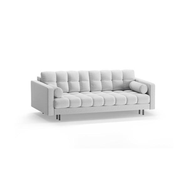 Svijetlo siva sklopiva/s prostorom za odlaganje sofa 222 cm Bali – Cosmopolitan Design-image-3
