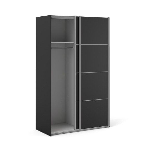 Crni ormar Tvilum Verona, 122 x 202 cm-image-2