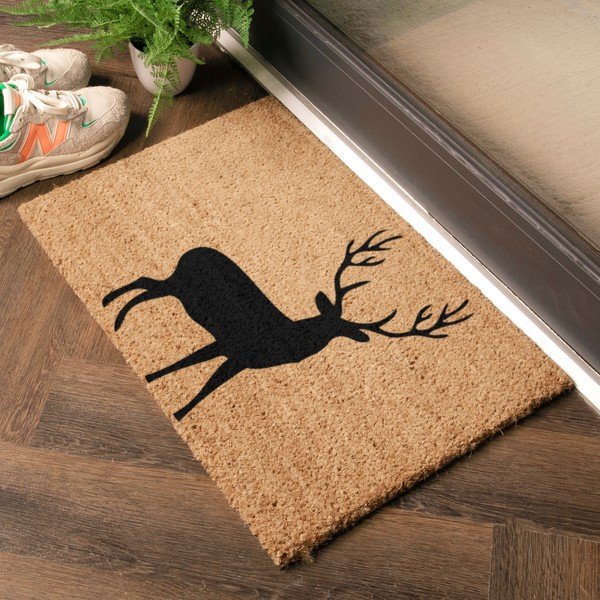 Otirač od kokosovih vlakana 40x60 cm Stag – Artsy Doormats-image-1