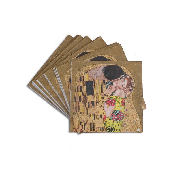 Gustav Klimt - Kiss salvete, 40 kom