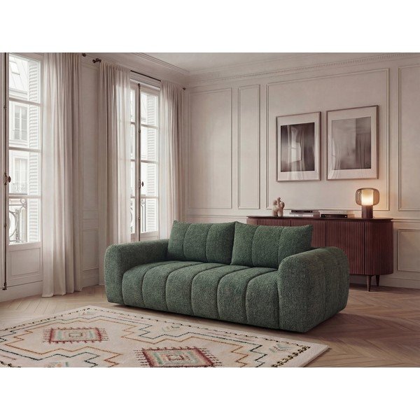 Tamno zelena sofa 242 cm Nesty – Bobochic Paris-image-1
