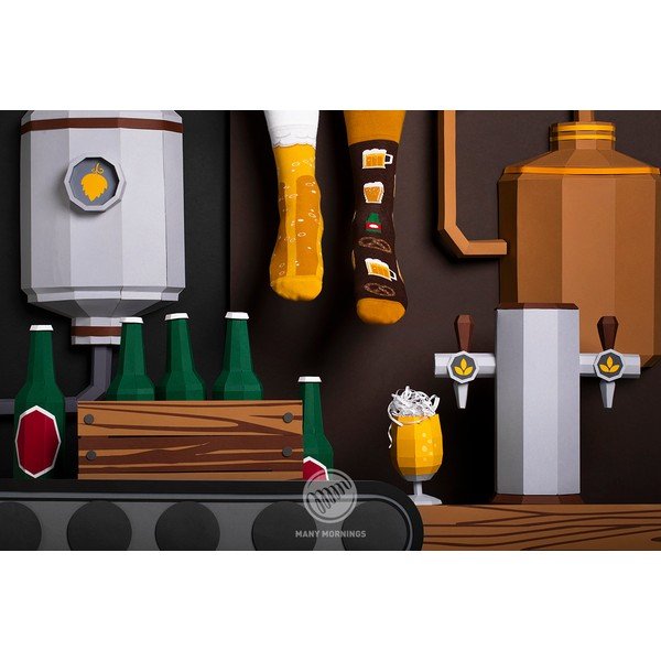 Čarape Many Mornings Craft Beer, vel. 39–42-image-1