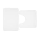 Bijele kupaonske prostirke u setu 2 kom za WC 50x80 cm Anti-Bacterial – Catherine Lansfield