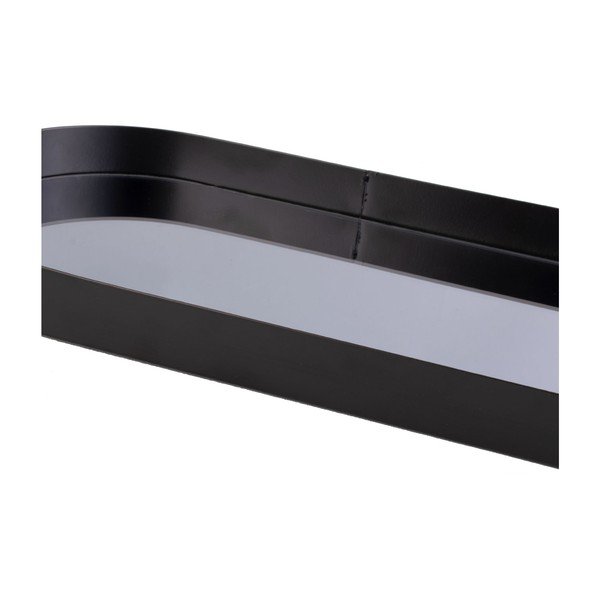 Crni pladanj s ogledalom PT LIVING Oval, širina 18 cm-image-1