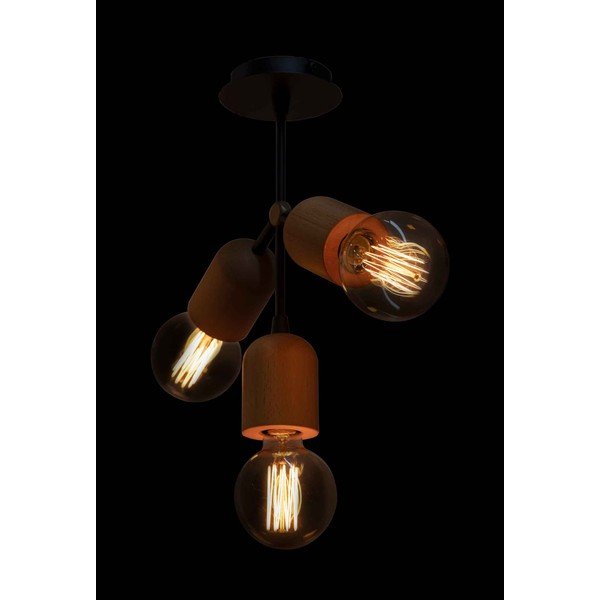 Visilica u crnoj prirodnoj boji Dna - Squid Lighting-image-2