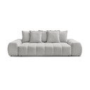 Svijetlo siva sofa od šenila 278 cm Everest – Bobochic Paris