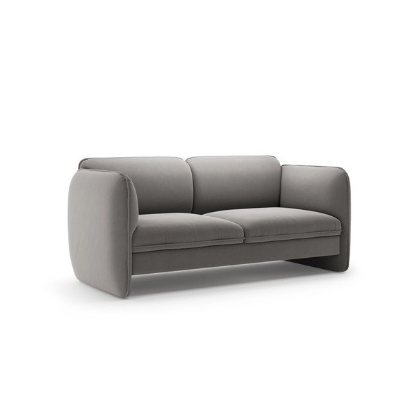 Tamno siva baršunasti sofa 168 cm Georgia – Micadoni -image-2