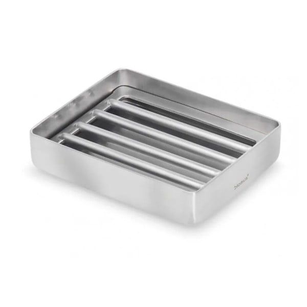 Posuda za sapun od nehrđajućeg čelika u sjajno srebrnoj boji Nexio – Blomus-image-1