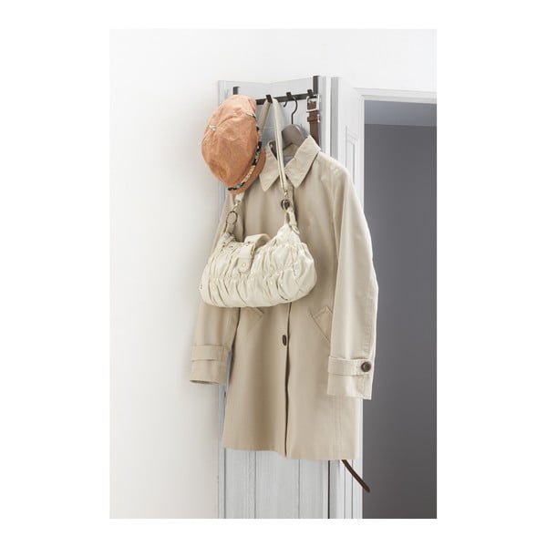 Crna metalna vješalica za vrata 30 cm Tower – YAMAZAKI-image-3