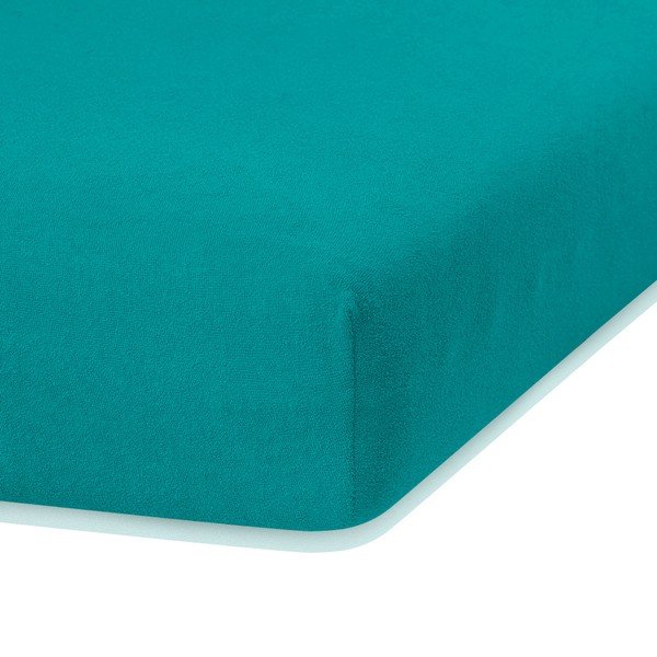 Tirkizna elastična plahta AmeliaHome Ruby Siesta, 180/200 x 200 cm-image-2