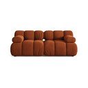 Baršunasti sofa boja terakote 188 cm Bellis – Micadoni 