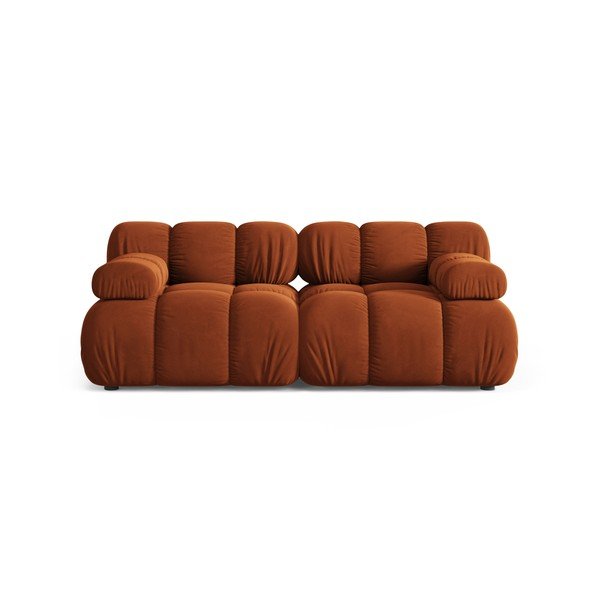 Baršunasti sofa boja terakote 188 cm – Micadoni 
