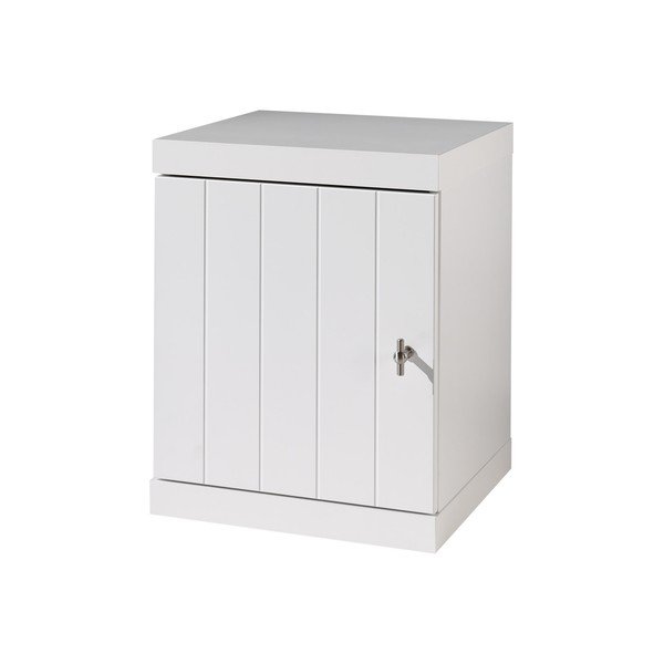 Bijeli dječji noćni ormarić Vipack Robin širine 44 cm