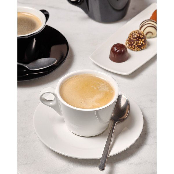 Bijeli porculanski čajni tanjurić ø 15,5 cm Barista – BonBistro-image-1