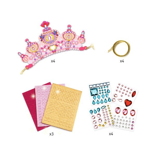 Set za izradu 4 krune Djeco Princess-image-1