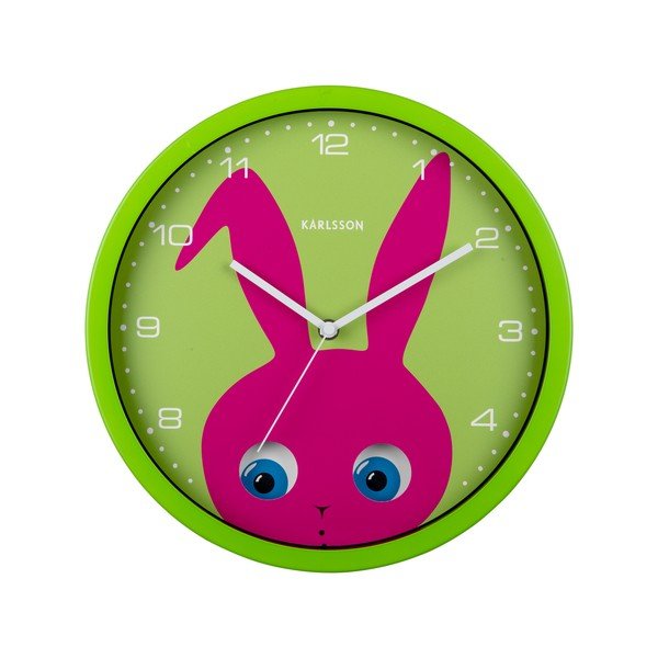 Dječji sat ø 31 cm Peekaboo Bunny – Karlsson