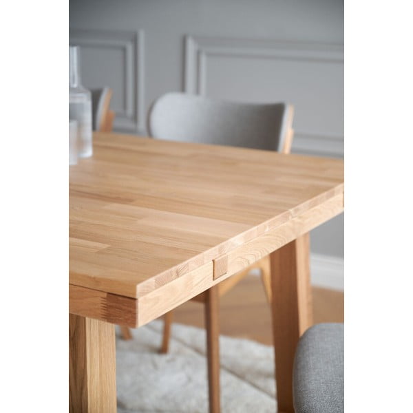 Blagovaonski stol od brušene hrastovine Rowico Brooklyn, 170 x 95 cm-image-2