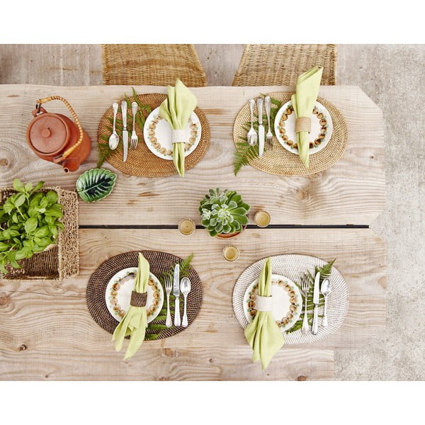 Smeđi podmetač od ratana Tiseco Home Studio, 30 x 40 cm-image-1