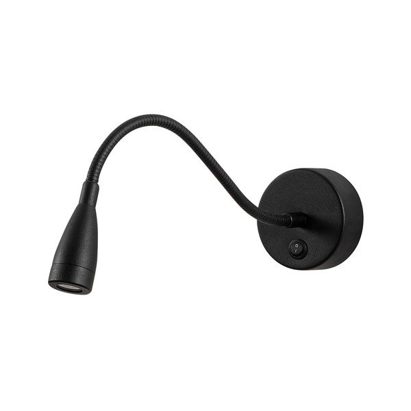 Crna LED zidna lampa Reading – Opviq lights