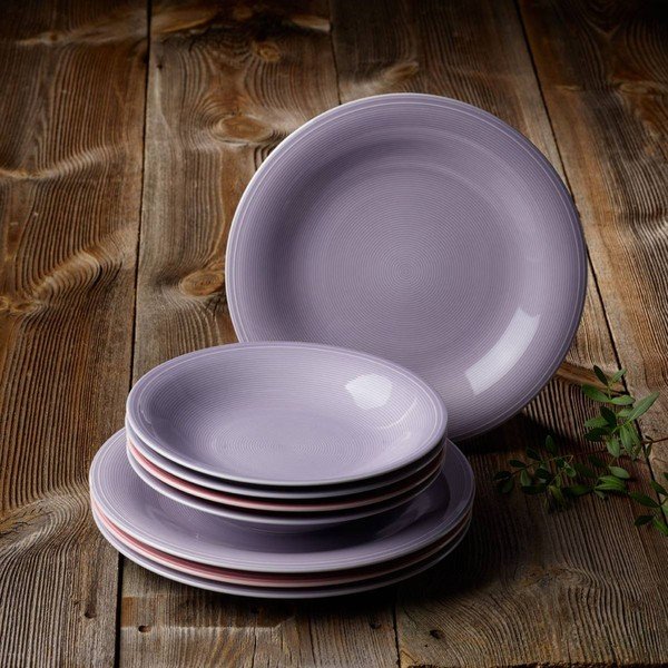 Ljubičasti porculanski duboki tanjur Like by Villeroy &amp; Boch Group, 23,5 cm-image-1