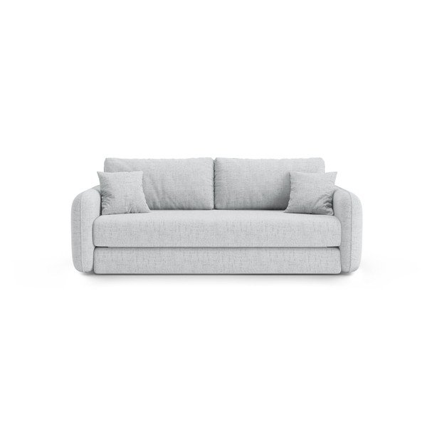 Svijetlo siva sklopiva sofa 225 cm – Micadoni 