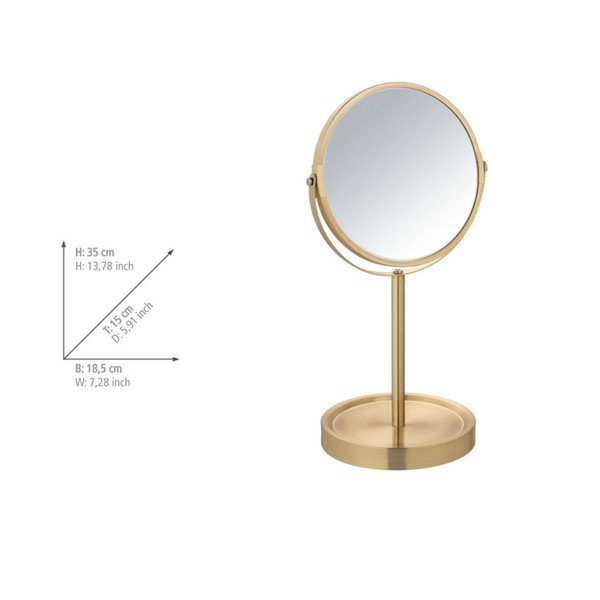 Kozmetičko povećavajuće ogledalo (s povećanjem 3x) 15x35 cm Alata – Wenko-image-2