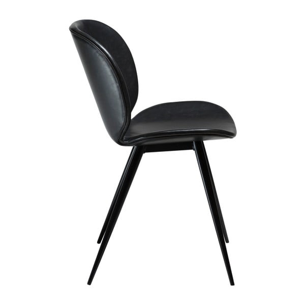 Crna stolica od umjetne kože DAN-FORM Denmark Cloud-image-4