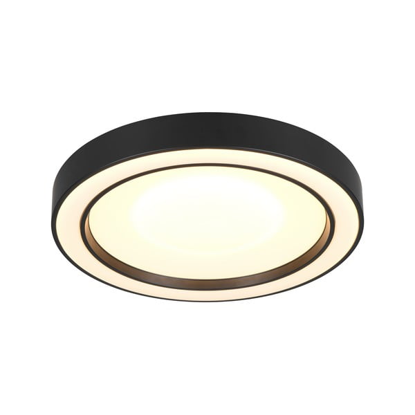 Crno-bijela LED stropna svjetiljka ø 40 cm Arco – Reality-image-3