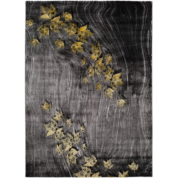 Tamno sivi tepih Universal Poet Leaf, 140 x 200 cm