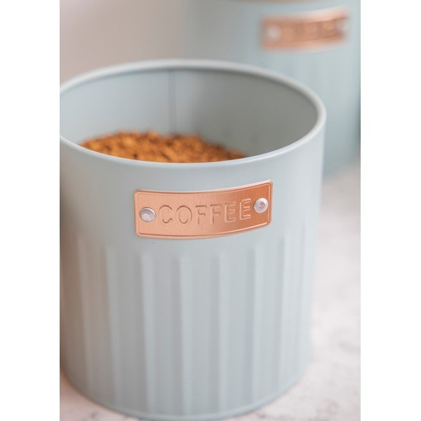 Čelične posude za namirnice u setu 3 kom za kavu/za čaj – Kitchen Craft-image-1