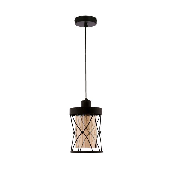 Crna visilica ø 15 cm Agar - Candellux Lighting