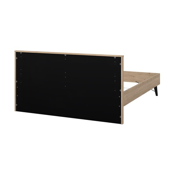 Bračni krevet bez podnice 160x200 cm u prirodnoj boji Ry – Tvilum-image-2
