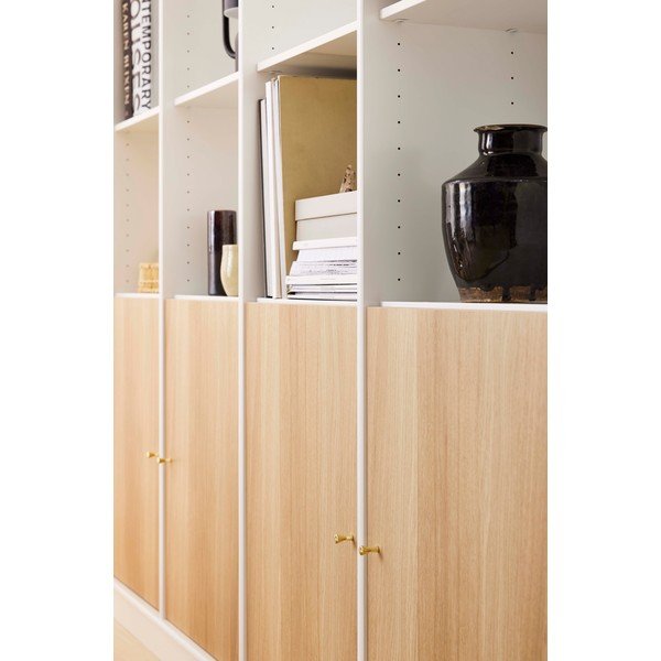 Bijeli regal u dekoru hrasta 176x199 cm Mistral - Hammel Furniture-image-4