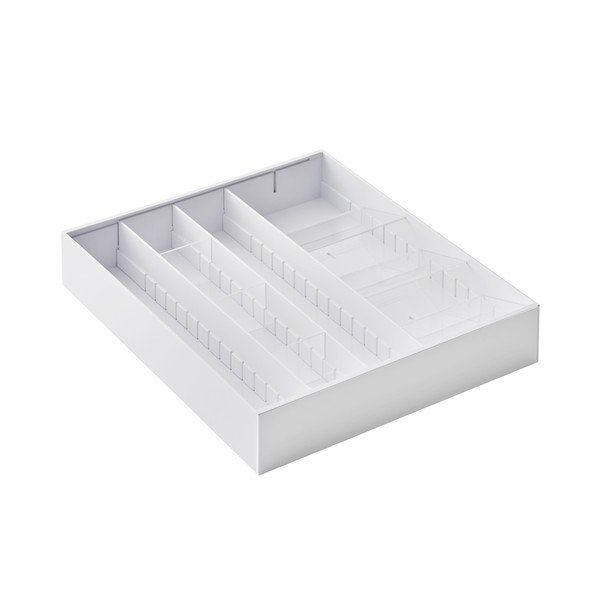 Bijeli plastični organizator za ladicu 47,5 x 35 cm - YAMAZAKI-image-2