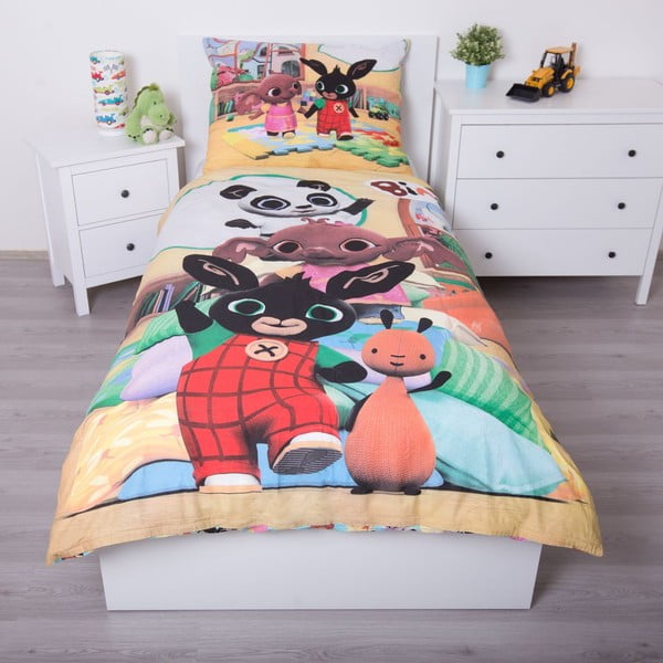 Pamučna dječja posteljina za krevet za jednu osobu 140x200 cm Bing – Jerry Fabrics-image-1