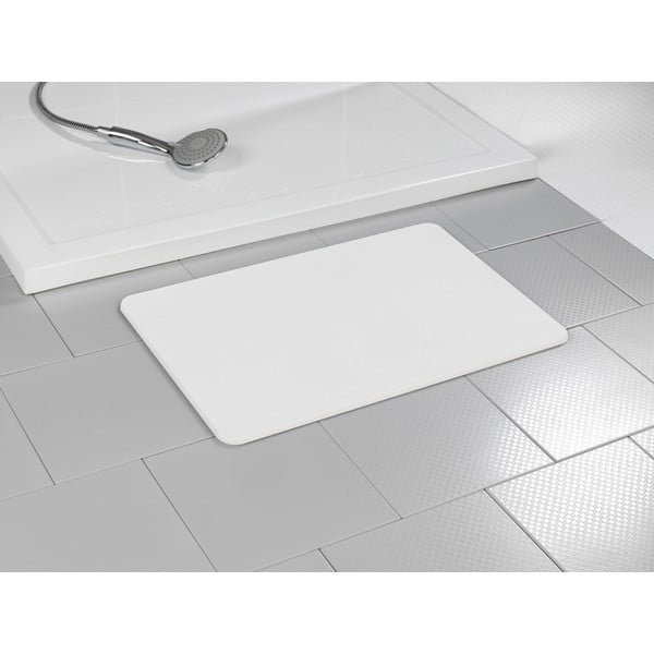 Bijela kupaonska prostirka od dijatomita 39x60 cm Simi – Wenko-image-3