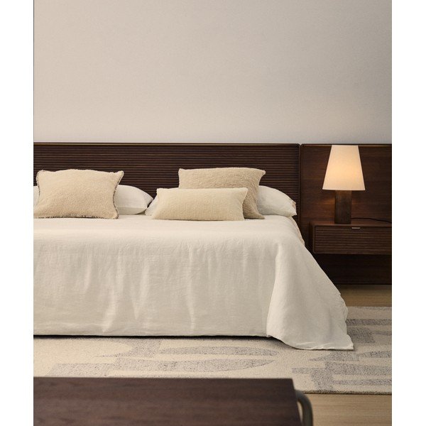 3-dijelna posteljina za bračni krevet/za produženi krevet boje slonovače 240x260 cm Simmel – Kave Home-image-2