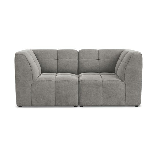 Siva baršunasti sofa 180 cm Aloha – Makamii