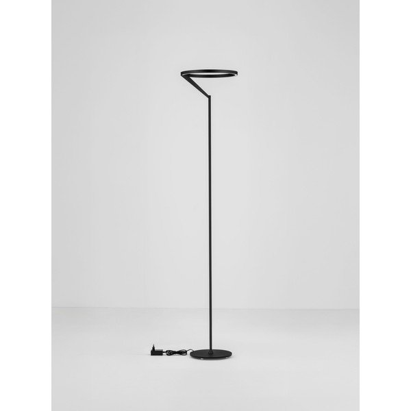 Mat crna LED stojeća svjetiljka aluminijska s mogućnosti zatamnjivanja (visina 168 cm) Tilia – Nova Luce-image-3