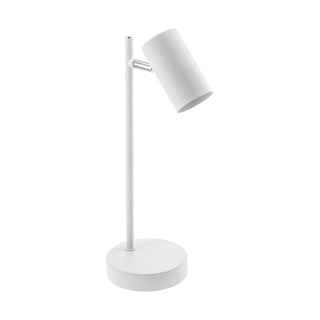 Bijela stolna lampa s metalnim sjenilom (visina 35 cm) Veneto – GTV