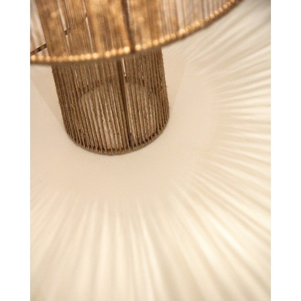 Stolna lampa u prirodnoj boji sa sjenilom od jute (visina 54 cm) Pontos – Kave Home-image-2