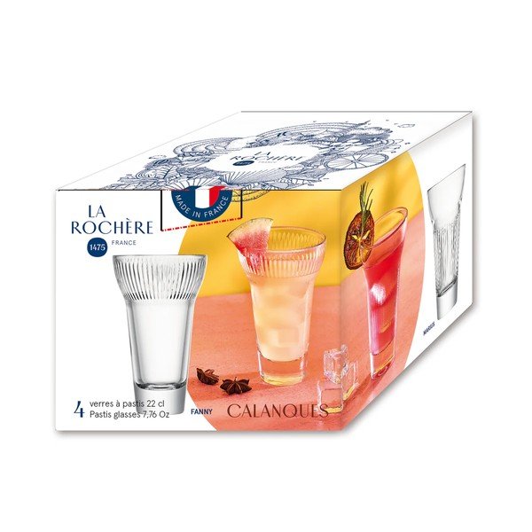 Čaše u setu 4 kom za žestoka šića 220 ml Mix – La Rochére-image-4