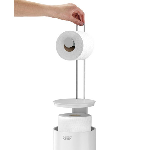 Bijeli plastičan držač za WC papir EasyStore – Joseph Joseph-image-4